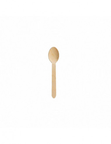 Petites cuillères en bois 110mm - Carton de 3000
