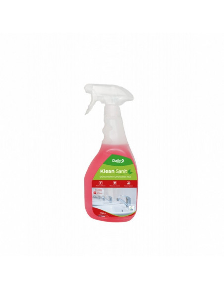 Nettoyant détartrant sanitaire - KLEAN'SANIT Ecolabel - Spray de 750ml