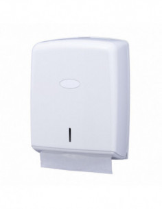 Distributeur essuie-mains pliées - Blanc - Plastique ABS
