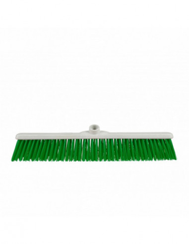Balai de rue 60 cm vert - Support plastique...