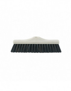 Balai de crin gris-noir 29 cm - Support plastique recyclé...