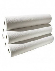 Drap d'examen blanc Pure Ouate 2 plis gaufrés 135 formats...
