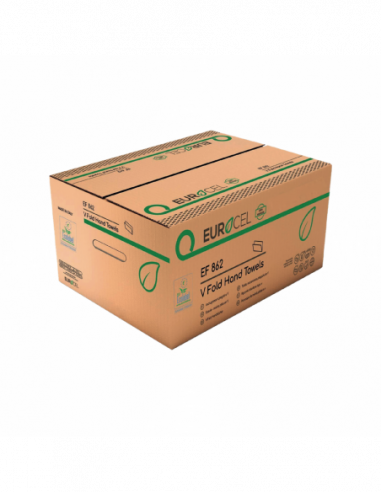 Essuie-tout en V - 2 plis gaufrés - Recyclé...