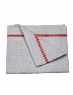 Serpillière simple tissée gaufrée écrue 60x50cm