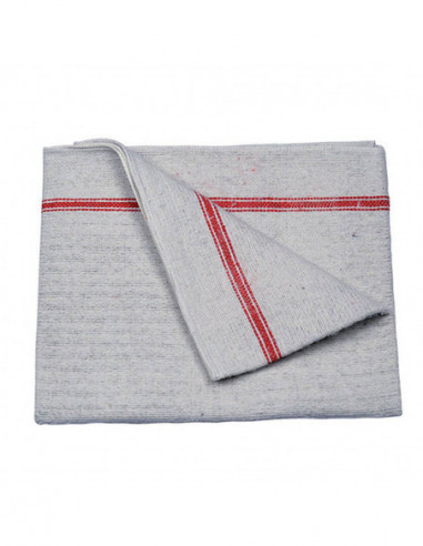 Serpillière simple tissée gaufrée écrue 60x50cm