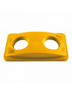 Couvercle Jaune SLIM JIM pour déchets recyclables...