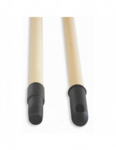 Manche bois 130cm attache et vis
