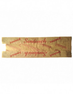 Sachet sandwich en papier kraft 100% pure cellulose -...