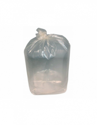 Sac Poubelle 50L Transparent - Carton de 500 Sacs