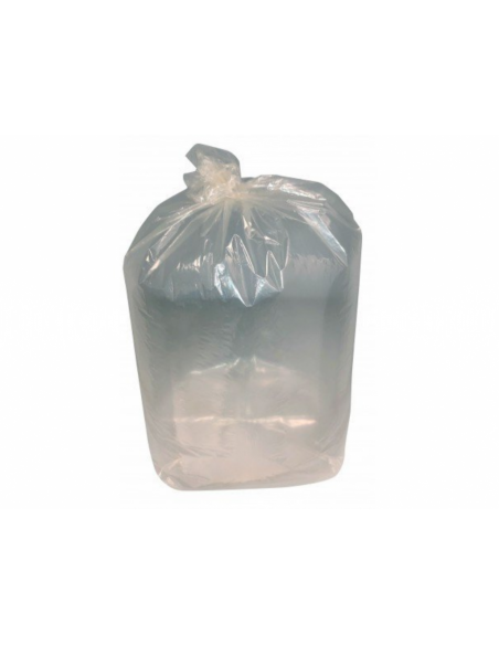 Sac Poubelle 50L Transparent - Carton de 500 Sacs