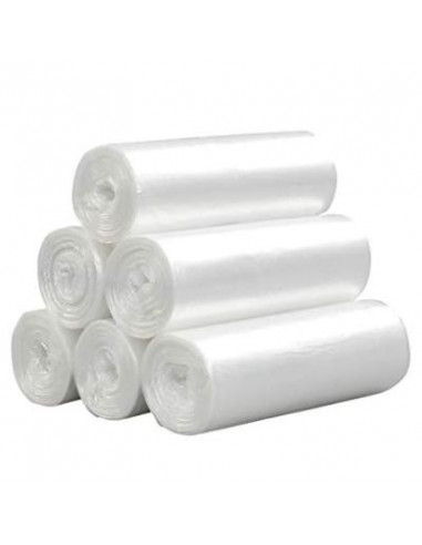 Sac Poubelle 50L Transparent - Carton de 500 Sacs