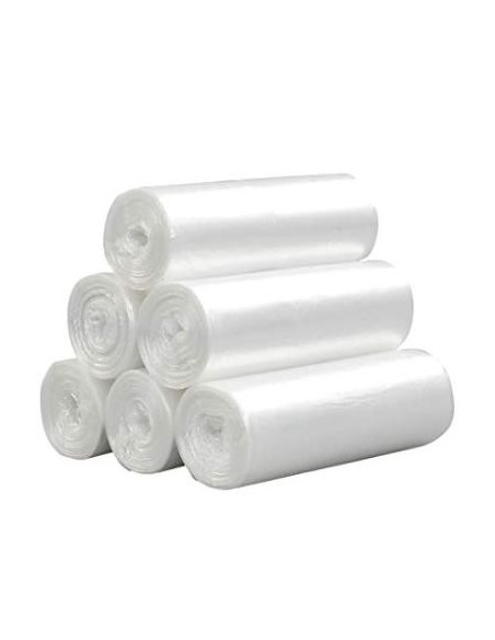 Sac Poubelle 50L Transparent - Carton de 500 Sacs
