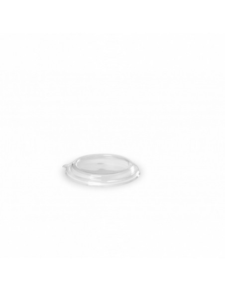 Couvercle en pet transparent diamètre 150 mm pour pot rond 750 ml - Carton de 300