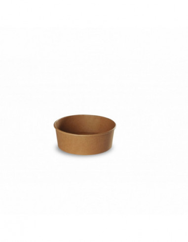 Pot rond kraft brun 1100 ml - Carton de 300