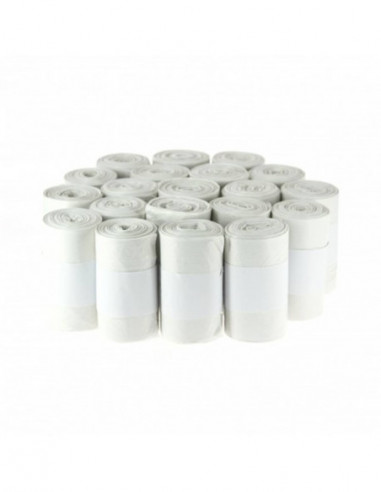 Sac Poubelle 20L Blanc - 10 microns - Carton de...