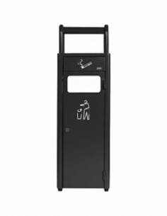 Cendrier collecteur gris anthracite - 3,3 L et 24 L