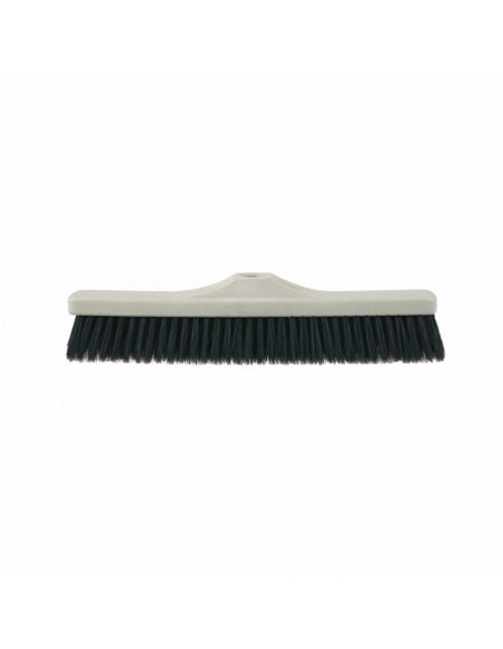 Balai de soie recyclé 37,5 cm - Support plastique - Douille à vis