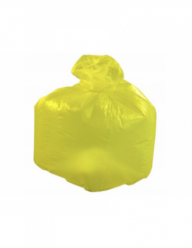 Sac Poubelle 110L Jaune - Carton de 200 Sacs
