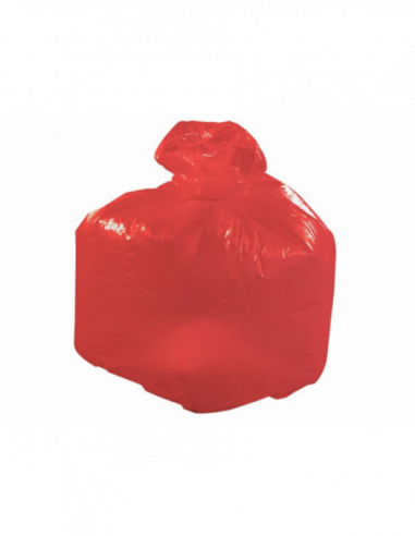 Sac Poubelle 110L Rouge - 30 microns - Carton...