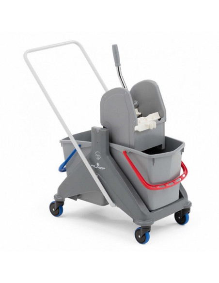 Chariot avec presse à mâchoires 2 seaux 15L - ONE FRED