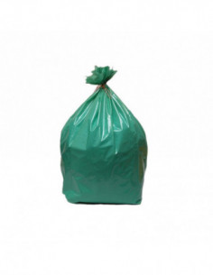 Sac Poubelle 110L Vert - Carton de 200 Sacs
