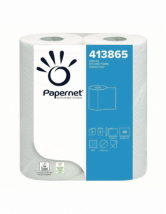 Essuie-tout ménager 48 formats - 2 plis gaufré collé -...