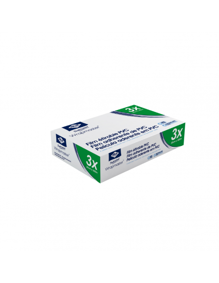 Recharge film alimentaire 30cm x 300m WRAPMASTER 3000 - Carton de 3 rouleaux