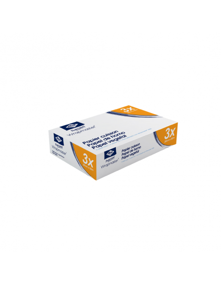 Recharge papier cuisson 30 cm x 50 m  WRAPMASTER 3000 - Carton de 3 rouleaux