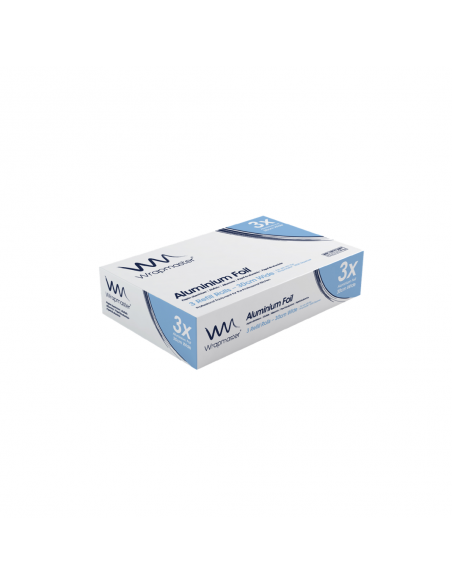 Recharge aluminium 30 cm x 90 m WRAPMASTER Compact - Carton de 3 rouleaux