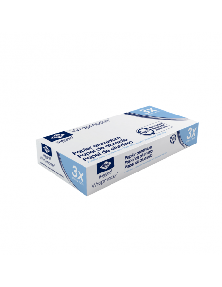 Recharge aluminium 45 cm x 200 m WRAPMASTER 4500 et DUO - Carton de 3 rouleaux