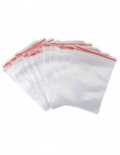Sac zip transparent alimentaire - Carton de 2000