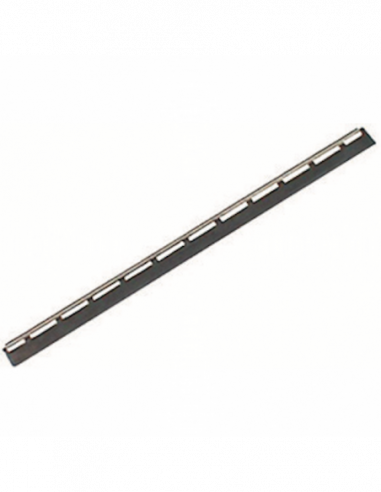 Barrette S inox avec lamelle caoutchouc dur