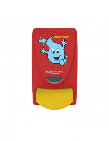 Distributeur de savon enfant rouge pour...