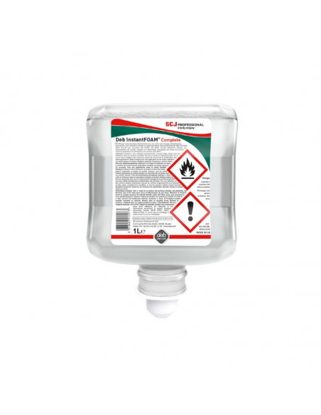 Mousse hydroalcoolique Instant Foam Complete - Carton de 6 recharges 1l