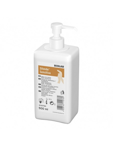 Crème protectrice mains SILONDA SENSITIVE - Flacon pompe de 500ml