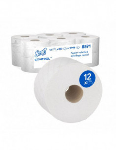 Papier Hygiénique Rouleau dévidage central - SCOTT...