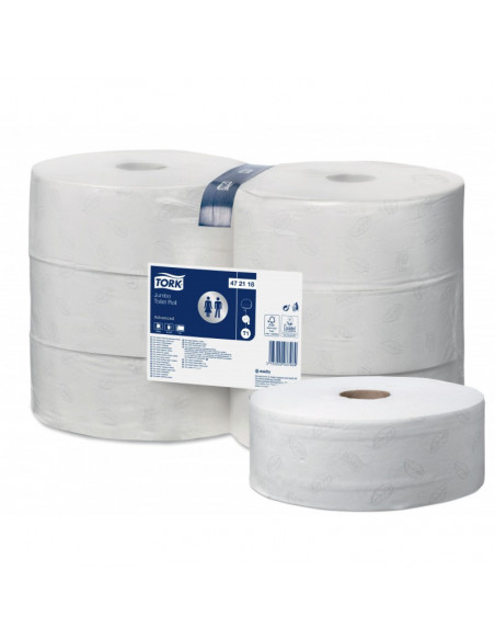 Papier Hygiénique Rouleau JUMBO - TORK ELEVATION T1 - Colis de 6 rouleaux