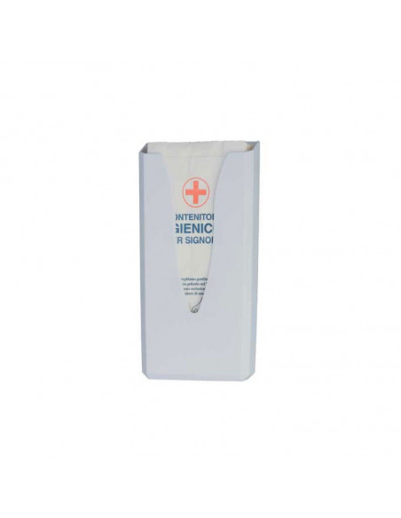 Distributeur pour sachets périodiques hygiène féminine - ABS Blanc