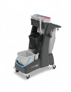 Chariot de lavage et ménage avec presse verticale MM - 4T...