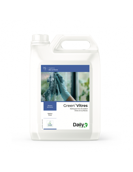 Nettoyant vitres et surfaces Ecolabel - Green’Vitres - Bidon 5l