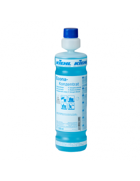 Nettoyant multi-surfaces Econa concentré Ecolabel - Carton de 6 bidons 1l