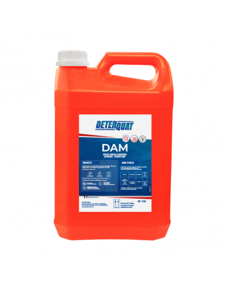Détergent désinfectant acide alimentaire - DETERQUAT DAM - Bidon 5l