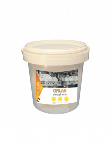 Sel régénérant machine - ORLAV - Seau 10kg