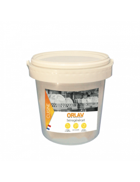 Sel régénérant machine - ORLAV - Seau 10kg