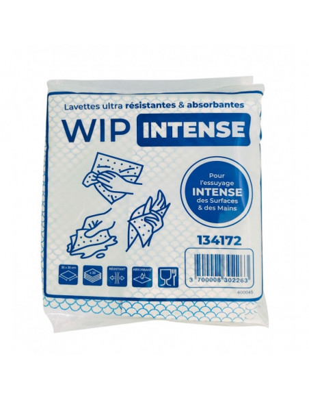 Lavette bleu non tissé 35x35cm - Sachet de 35