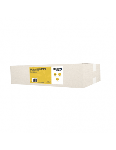 Film alimentaire 60cm x 300m - Carton de 4 recharges
