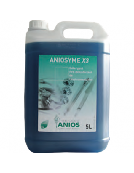 Détergent pré-désinfectant de l'instrumentation ANIOSYME X3 - Bidon 5l