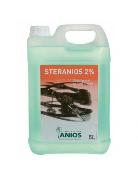 Désinfectant dispositif médicaux STERANIOS 2% - Bidon 5l