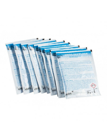 Nettoyant désinfectant en poudre OXY'FLOOR - 100 doses de 25 g