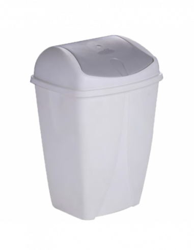 Poubelle Plastique couvercle basculant -...